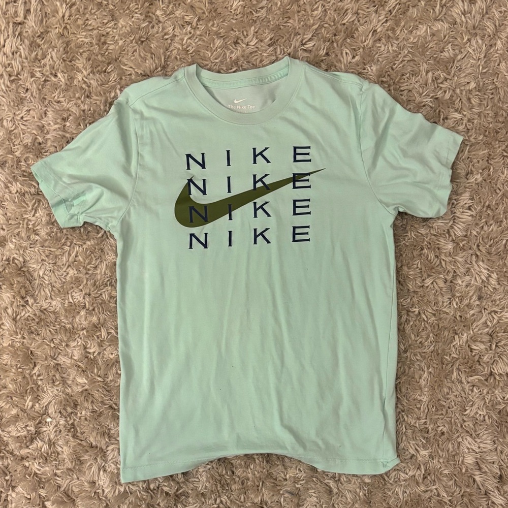 Nike Men's Mint Green T-Shirt